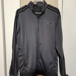 Adidas Charcoal Gray Track Jacket